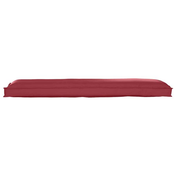 vidaXL Pallet Cushion for Bench Wine Red 150 x 40 x 8 cm Oxford Fabric