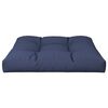 vidaXL Pallet Cushion Navy Blue Polyester 27.6 x 27.6 x 4.7 in