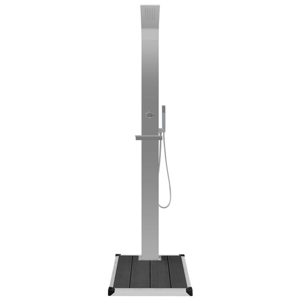 vidaXL Shower Panel Silver Stainless Steel Large Durable