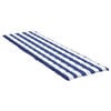 vidaXL Sun Lounger Cushion Blue and white stripe
