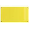 vidaXL Kitchen Backsplash Yellow 35.43 x 19.69 x 0.24 in