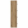 vidaXL Bookcase Artisan Oak Engineered Wood Standard Bookcase