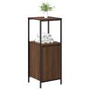 vidaXL Bathroom Cabinet Brown Oak Engineered wood, steel Adjustable Feet