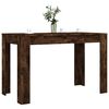 vidaXL Dining Table Smoked oak Engineered wood 47.2 x 23.6 x 29.9 in