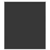 vidaXL Roller Blind Black Polyester 47.2 x 51.2 in Rollable
