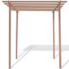 vidaXL WPC Pergola 78.7"x78.7"x78.7" Brown
