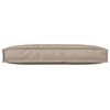 vidaXL Cushion Taupe 31.50 x 15.75 x 4.72 in Oxford Fabric