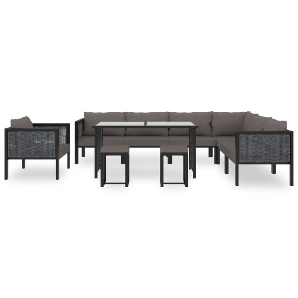 vidaXL Garden Lounge Set Dark Gray