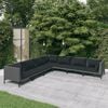 vidaXL Garden Lounge Set Dark Gray
