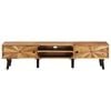 vidaXL TV Cabinet Natural wood Solid acacia wood Storage TV Cabinet