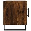 vidaXL Nightstand Smoked Oak Engineered Wood 15.7x15.7x19.7 in