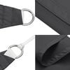 vidaXL Sun Shade Sail Anthracite 100% polyester oxford with PU coating