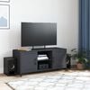 vidaXL TV Cabinet Anthracite Cold-rolled steel Medium TV Cabinet