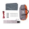 vidaXL Camping Tarp Orange 181.1x120.1x82.7" Waterproof