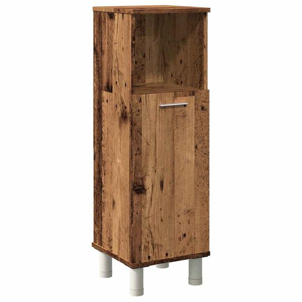 vidaXL Bathroom Cabinet Old wood Engineered wood Slim Bathroom Cabinet
