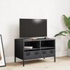 vidaXL TV Cabinet Anthracite Cold-rolled steel Medium Adjustable Feet