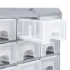 vidaXL Multi-drawer Organizer with 64 Drawers 20.5"x6.3"x14.8"