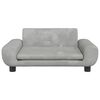 vidaXL Kids Sofa Light grey