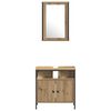 vidaXL Bathroom Furniture Set 4 pcs artisan oak Engineered wood