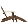 vidaXL Garden Chair Brown Hardwood Large Durable Garden Chair