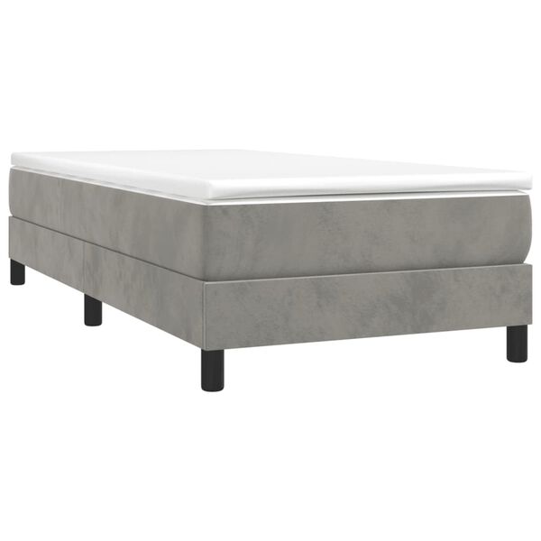 vidaXL Bed Frame Light Gray