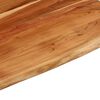 vidaXL Desk Top 39.4"x31.5"x1.5" Rectangular Solid Wood Acacia Live Edge