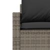 vidaXL Garden Sofa Set Grey, Dark Grey