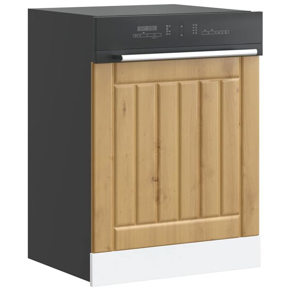 vidaXL Dishwasher Panel Artisan oak Engineered wood Standard Durable