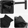 vidaXL Laundry Basket 1 Compartment with Shelf Black Oak