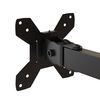vidaXL Monitor Mount Black Steel VESA 75/3.94 "