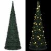 vidaXL Pop-up Christmas Tree Green PVC Tall Collapsible