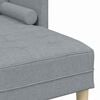 vidaXL Sofa Set 2 pcs Light Grey 173 x 131 x 67 cm fabric