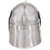 vidaXL Medieval Knight Helmet Antique Replica LARP Silver Steel