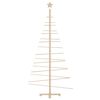 vidaXL Wooden Christmas Tree for Decoration 70.9" Solid Wood Pine