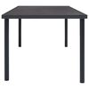 vidaXL Outdoor Dining Set Anthracite Powder-coated steel Medium Durable