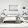 vidaXL Bed Frame Black Faux leather, plywood, engineered wood Full