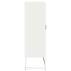vidaXL Highboard White Cold-rolled steel Highboard Rectangular Modern