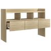 vidaXL Sideboard Sonoma oak Engineered wood 41.3 x 11.8 x 27.6 in