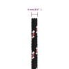 vidaXL Boat Rope Black 0.16 " 1640.4 ' Polypropylene