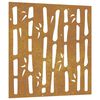 vidaXL Garden Wall Decoration Rusty Corten steel 21.7 x 21.7 in
