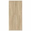 vidaXL Shoe Cabinet Sonoma Oak 80 x 39 x 178 cm Engineered Wood