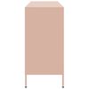 vidaXL Sideboard Pink Cold-rolled steel Medium Adjustable Feet