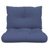 vidaXL Pallet Cushion Navy Blue Fabric (100% polyester)
