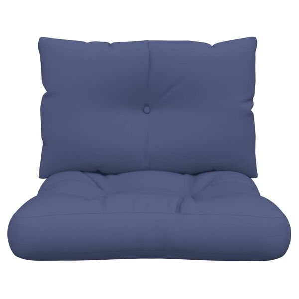 vidaXL Pallet Cushion Navy Blue Fabric (100% polyester)