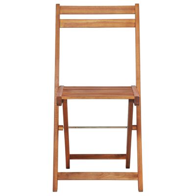 vidaXL Patio Bistro Chairs 2 pcs Solid Acacia Wood
