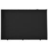 vidaXL Swing Bench Cover Black Polyethylene 84.6 x 59.1 x 51.2/59.1 in
