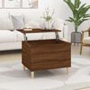 vidaXL Coffee Table Brown Oak Engineered Wood Medium Coffee Table