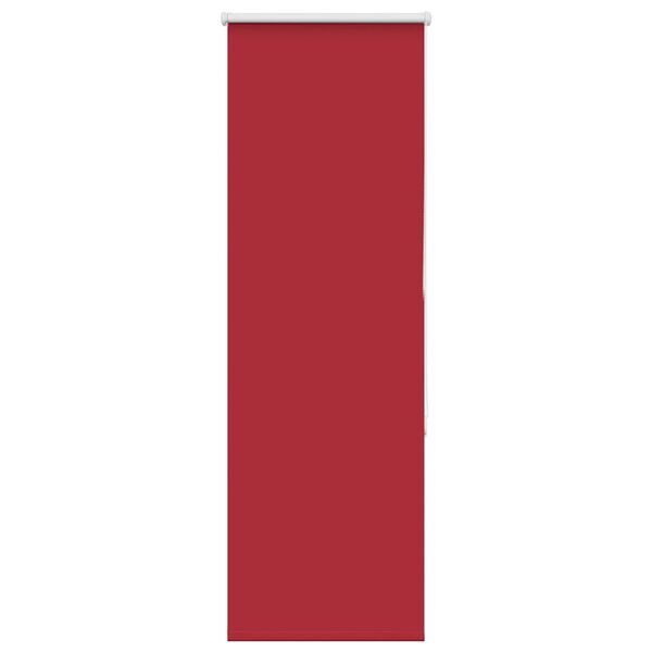 vidaXL Roller Blind Red 100% Polyester 21.7 x 59.1 in Height-Adjustable