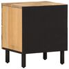 vidaXL Bedside Cabinet 15.7"x13"x18.1" Solid Wood Mango