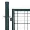 vidaXL Double Door Fence Gate 118.1x59.1" Powder-Coated Steel